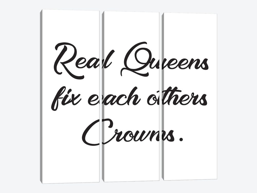 Real Queens Fix by Nikki Chu 3-piece Canvas Art Print