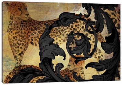 Cheetah Vibes Canvas Art Print - Wild Cat Art
