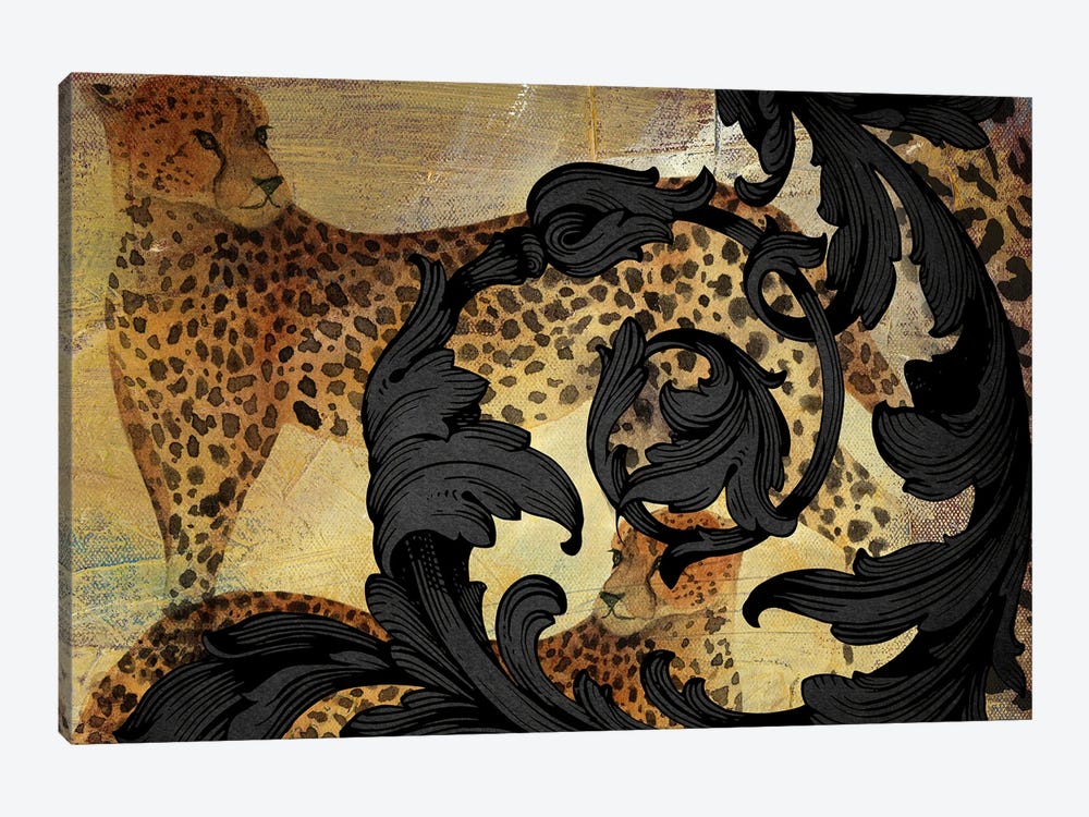 Cheetah Vibes by Nikki Chu 1-piece Canvas Art Print