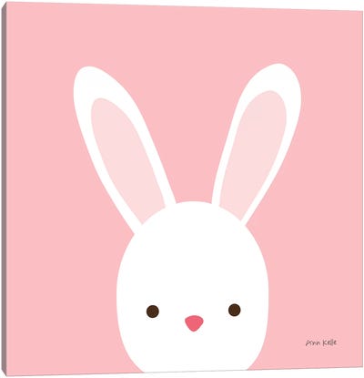 Cuddly Bunny Canvas Art Print