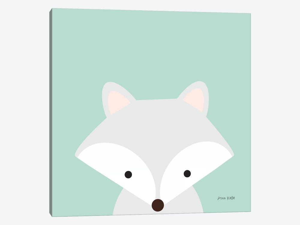 Cuddly Fox by Ann Kelle 1-piece Canvas Wall Art