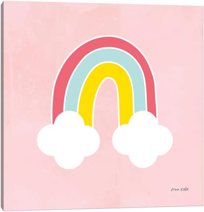 His Rainbow Canvas Art Print - Ann Kelle