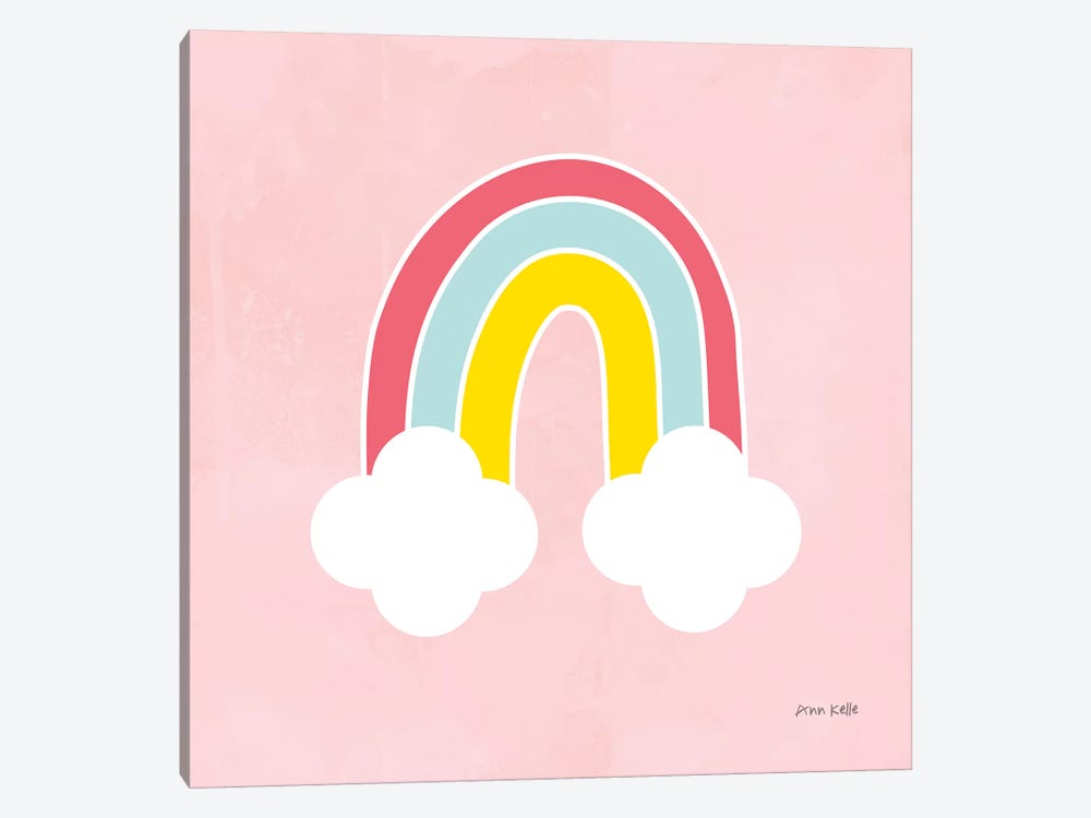 His Rainbow by Ann Kelle 1-piece Canvas Art