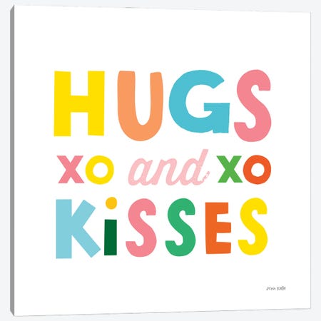 Hugs and Kisses Canvas Print #NKL36} by Ann Kelle Canvas Art Print