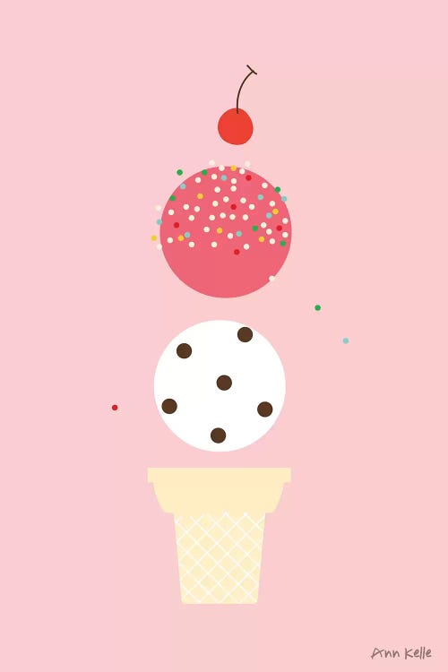 Ice Cream and Cherry II