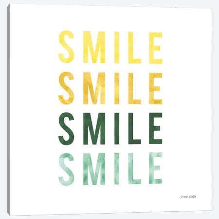 Smile Smile Canvas Print #NKL73} by Ann Kelle Canvas Art