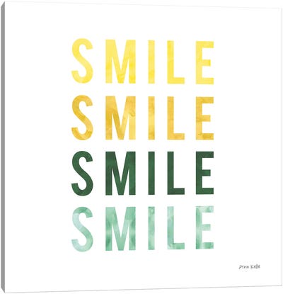 Smile Smile Canvas Art Print - Ann Kelle