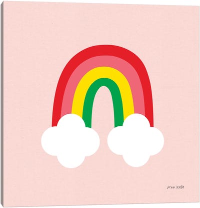 Bright Rainbow II Canvas Art Print