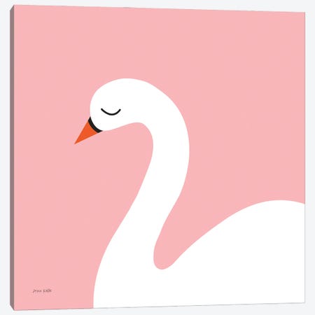 Swan Canvas Print #NKL80} by Ann Kelle Art Print