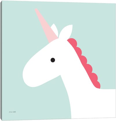 Unicorn Canvas Art Print - Ann Kelle