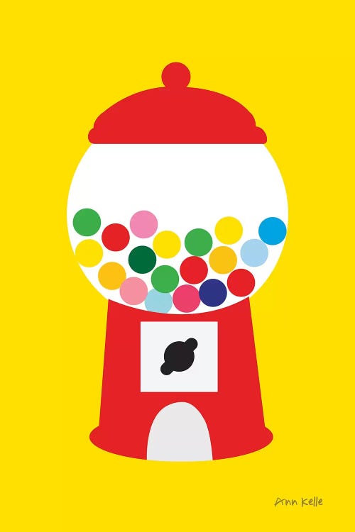 Gumball Machine by Ann Kelle wall art