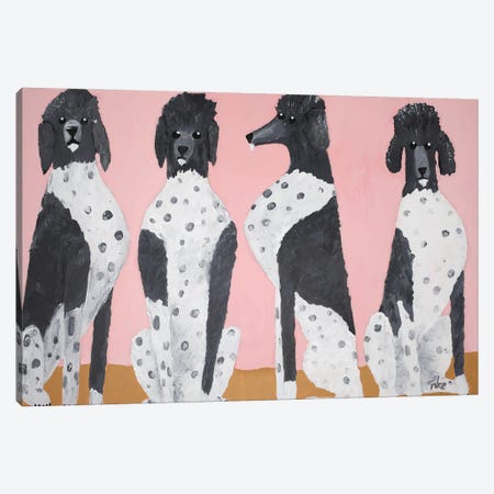 King Poodles Canvas Print #NKP10} by Nynke Kuipers Canvas Artwork