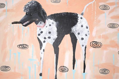 My Stick by Nynke Kuipers metal wall art