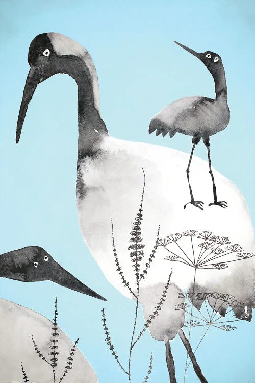 The Cranes by Nynke Kuipers wall art