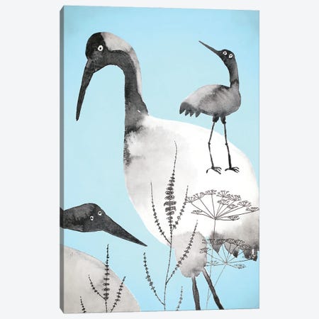 The Cranes Canvas Print #NKP28} by Nynke Kuipers Art Print