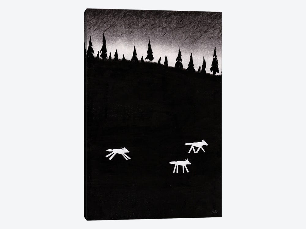 The Wolves At Night by Nynke Kuipers 1-piece Art Print