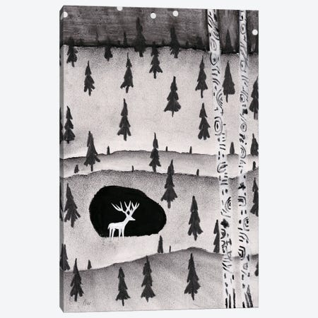 Deer Canvas Print #NKP4} by Nynke Kuipers Canvas Print