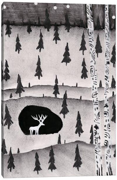 Deer Canvas Art Print - Nynke Kuipers
