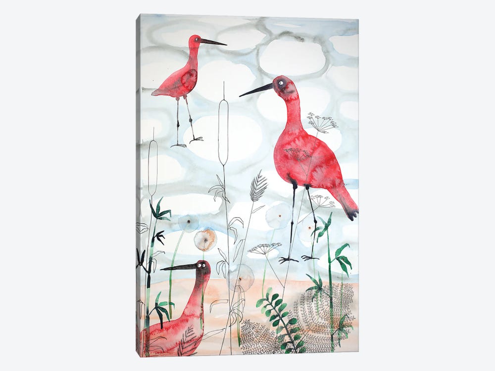 Ibises by Nynke Kuipers 1-piece Canvas Print