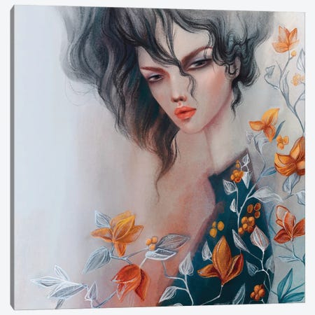 Botanic Dior Canvas Print #NKS28} by Kasionatta Canvas Art