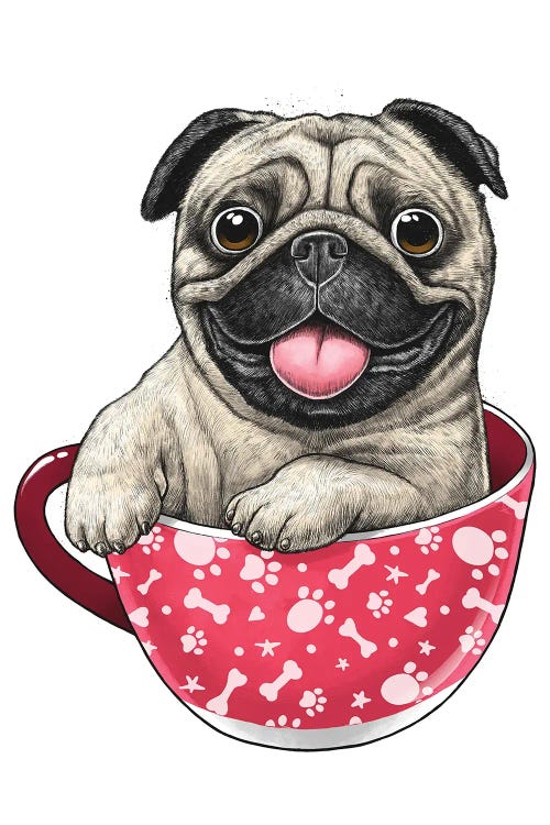 Pug In A Cup