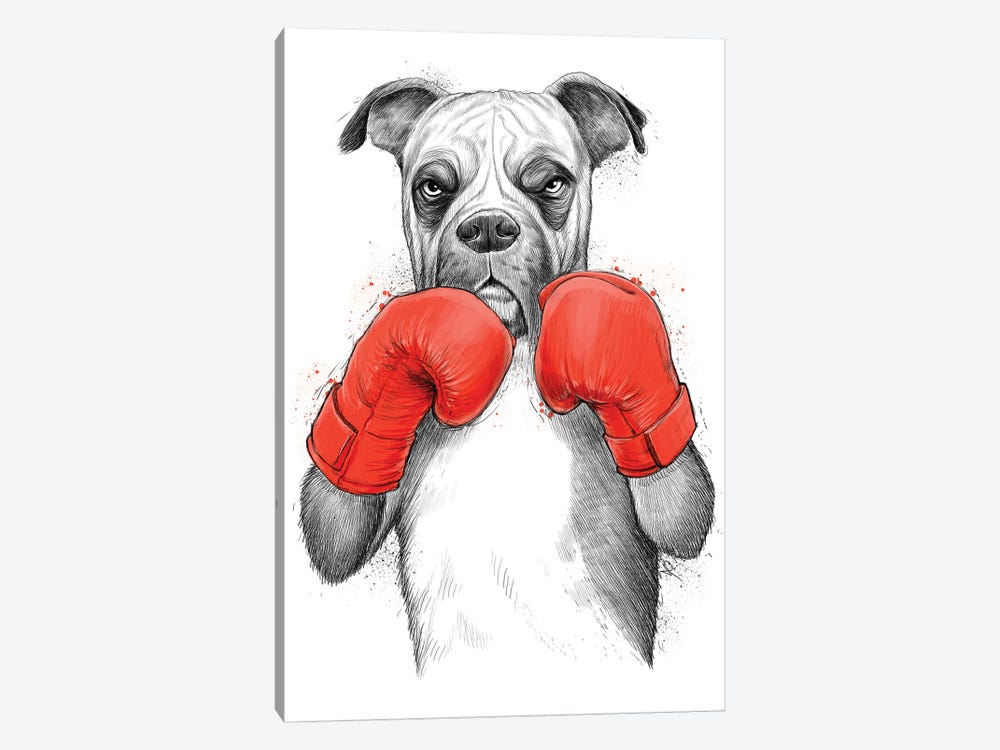 Boxer by Nikita Korenkov 1-piece Canvas Artwork