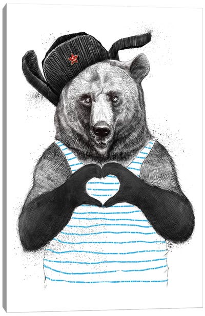 From Russia With Love Canvas Art Print - Nikita Korenkov