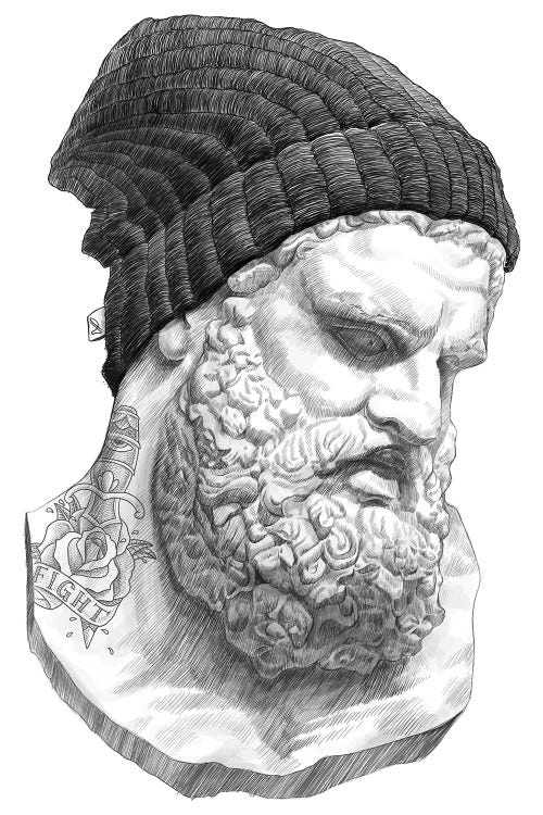 Heracles by Nikita Korenkov wall art