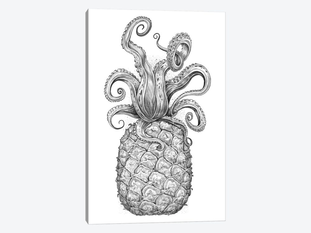 Octopus Pineapple by Nikita Korenkov 1-piece Canvas Artwork