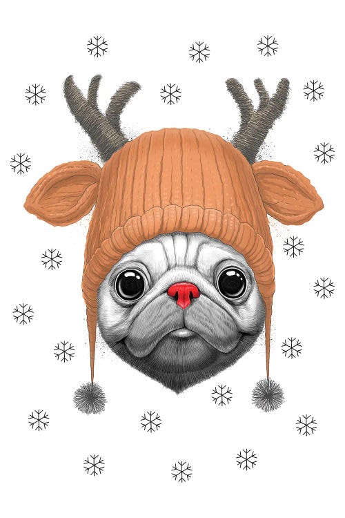 Pug Rudolph