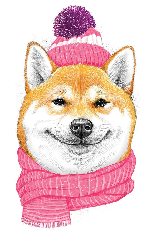 Shiba Inu by Nikita Korenkov wall art