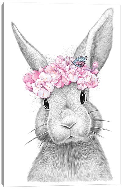 Rabbit Canvas Art Print - Nikita Korenkov