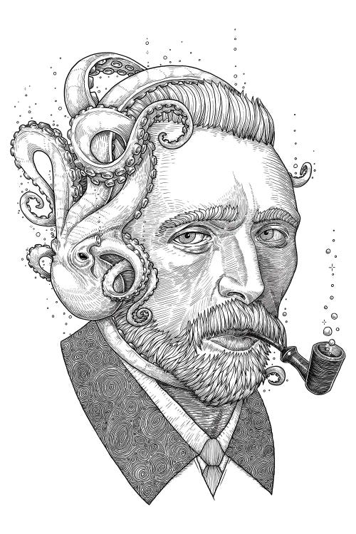 Octopus Van Gogh