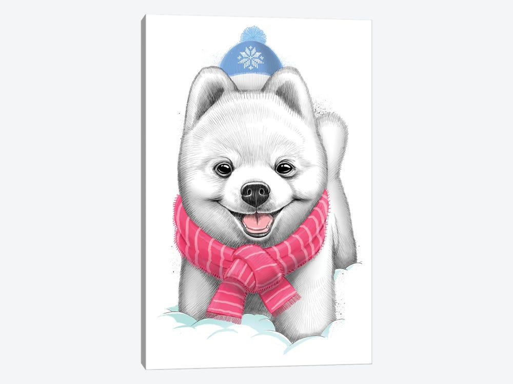 Snow Puppy by Nikita Korenkov 1-piece Art Print