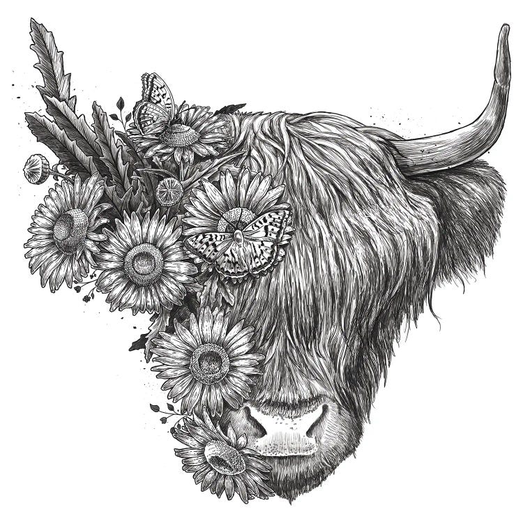 Floral Bull