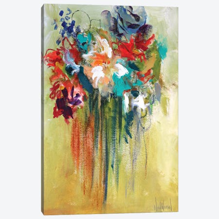 You Belong Among The Wildflowers Canvas Print #NKW29} by Nikol Wikman Canvas Art