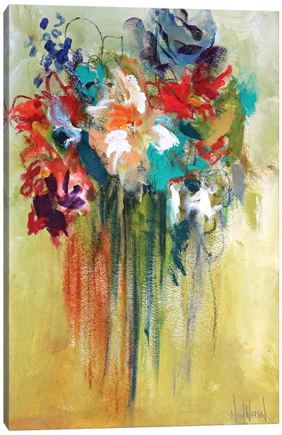 You Belong Among The Wildflowers Canvas Art Print - Nikol Wikman
