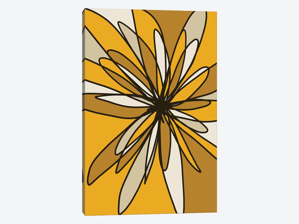 Yellow Flower I by Nikol Wikman 1-piece Canvas Art