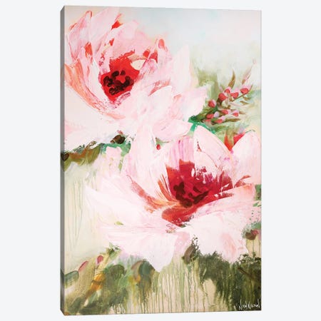 Blossoming Together Canvas Print #NKW7} by Nikol Wikman Canvas Artwork