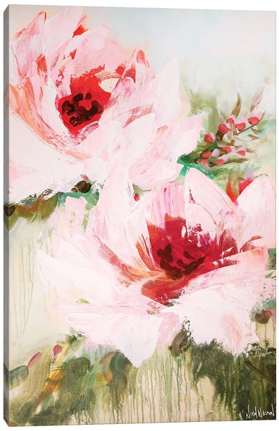 Blossoming Together Canvas Art Print - Nikol Wikman