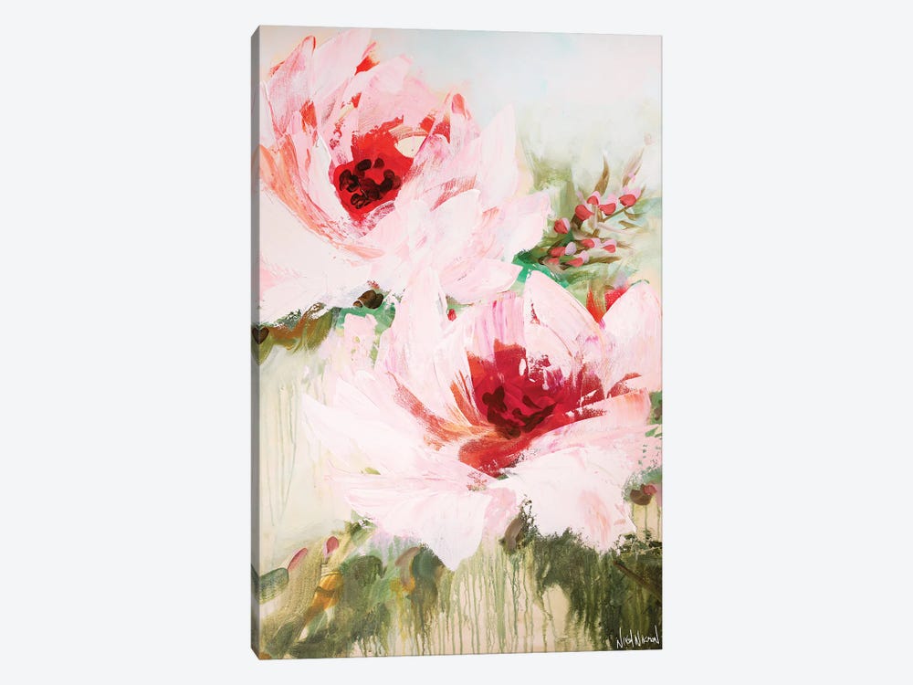 Blossoming Together by Nikol Wikman 1-piece Canvas Print