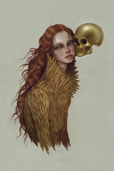 The Golden Kiss by Nicolas Roa canvas print