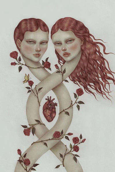 Lovers by Nicolas Roa canvas print