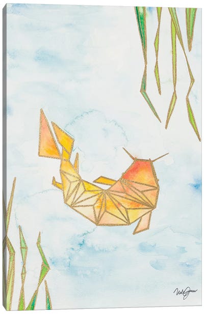 Origami Koi Canvas Art Print