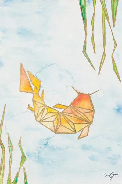 Kids Ocean Life Art: Origami Koi by Nola James