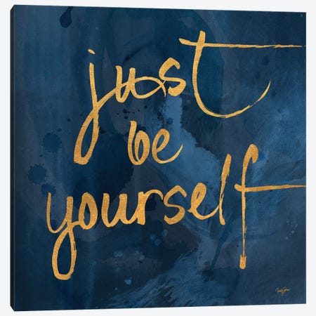 Brave Yourself I Canvas Print #NLA17} by Nola James Canvas Art Print