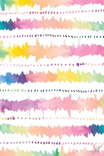 Colorful Bands I by Nola James canvas print