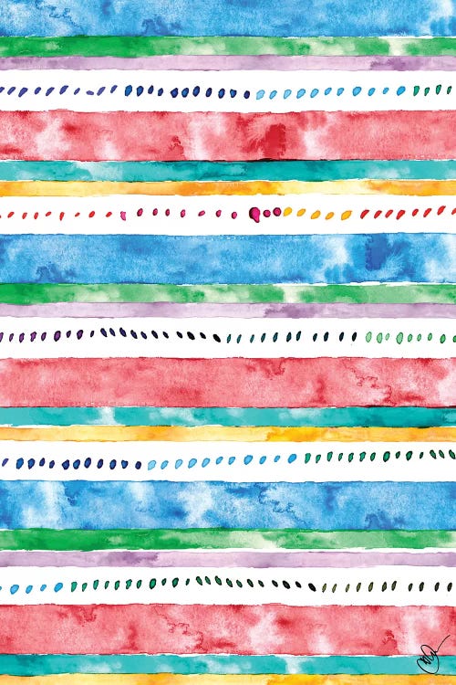 Colorful Bands II by Nola James wall art
