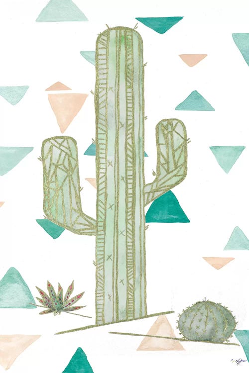 Desert Cactus by Nola James wall art