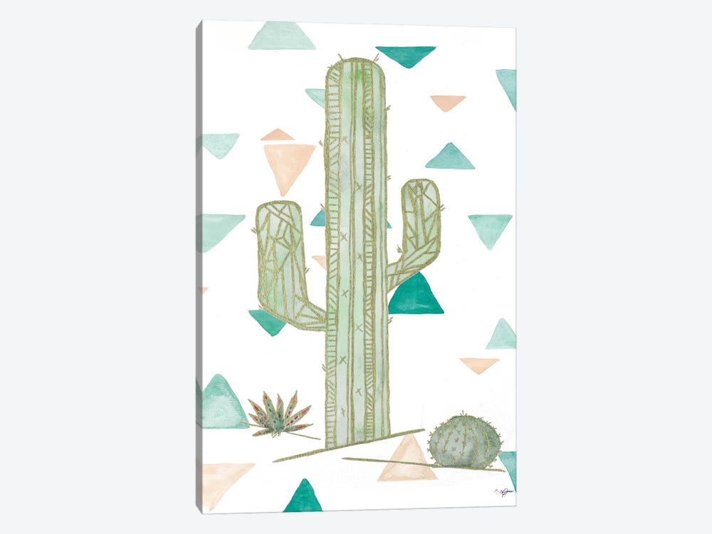 Desert Cactus by Nola James 1-piece Canvas Art